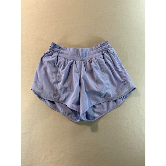 lululemon athletica Pants - Lululemon Hotty Hot Shorts 4" High Rise Purple Athletic Running Women